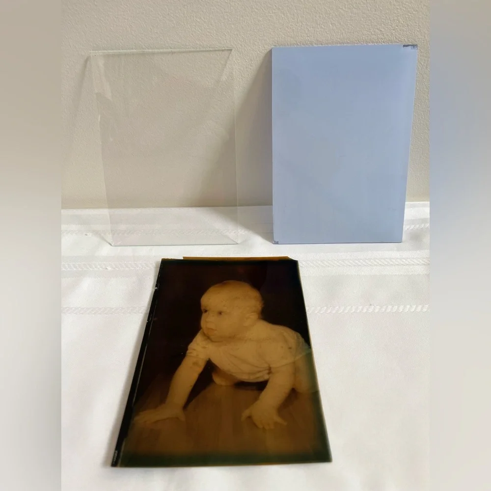 Vintage Moviette Inc Vuette Illuminator Electric Light Up Negative Picture Frame